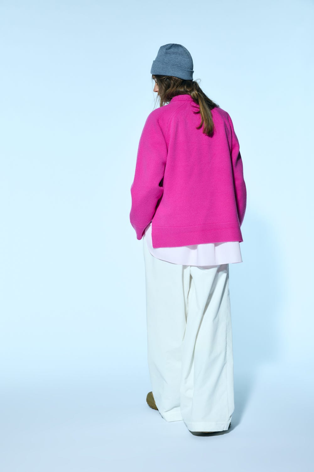 padding neck pullover Flamingo M