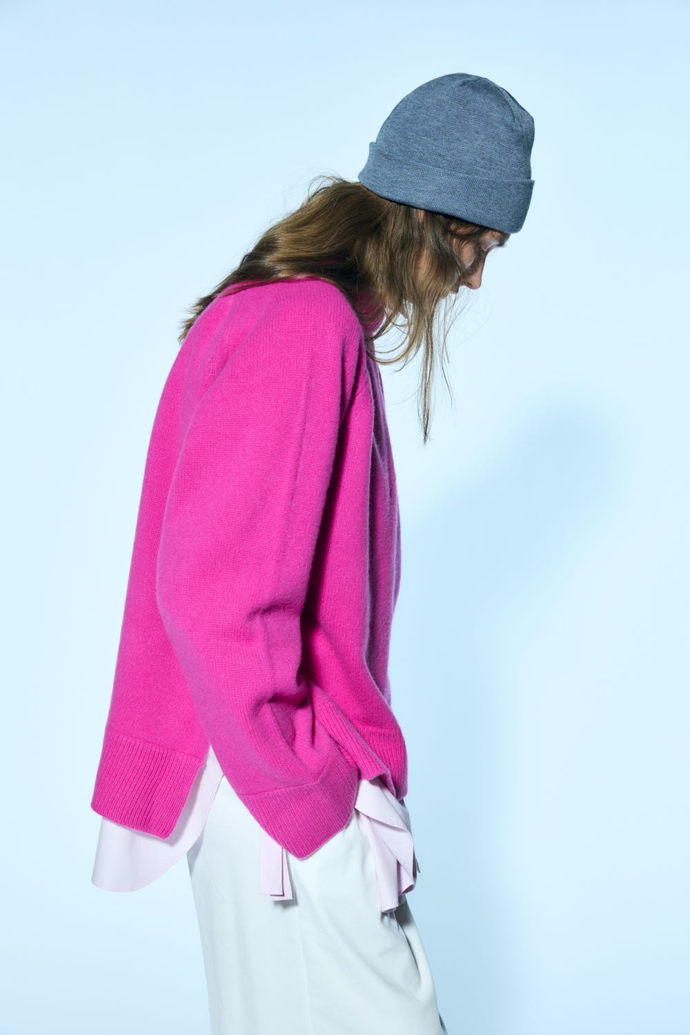 padding neck pullover Flamingo M