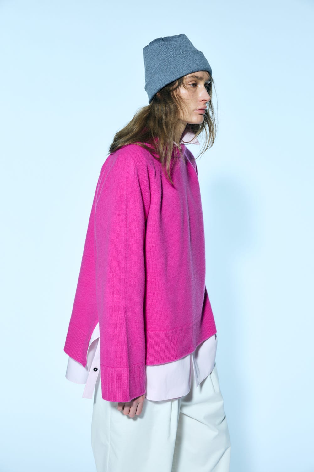 padding neck pullover Flamingo M