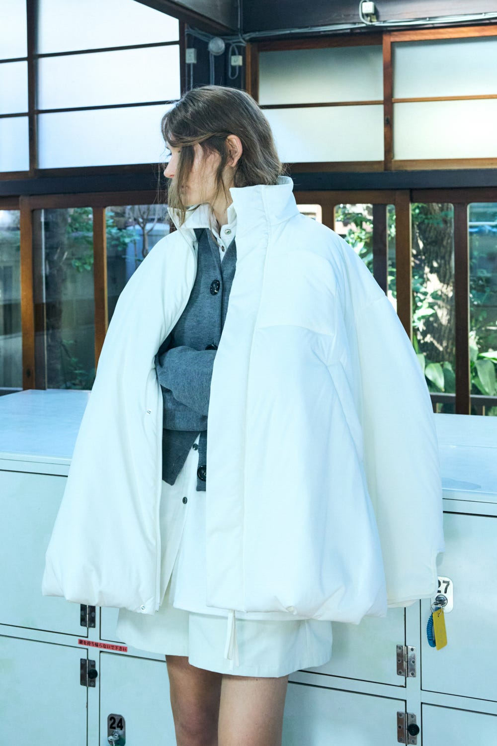 tuck-hem blouson｜S｜Mushroom｜coat｜någonstans official