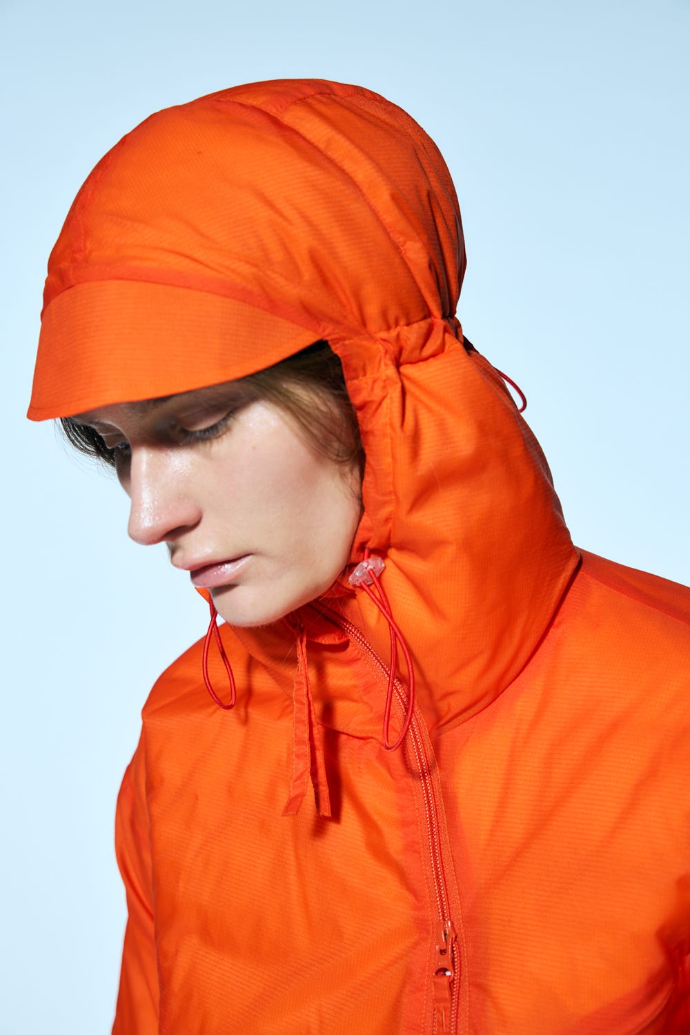 puff parker Orange M