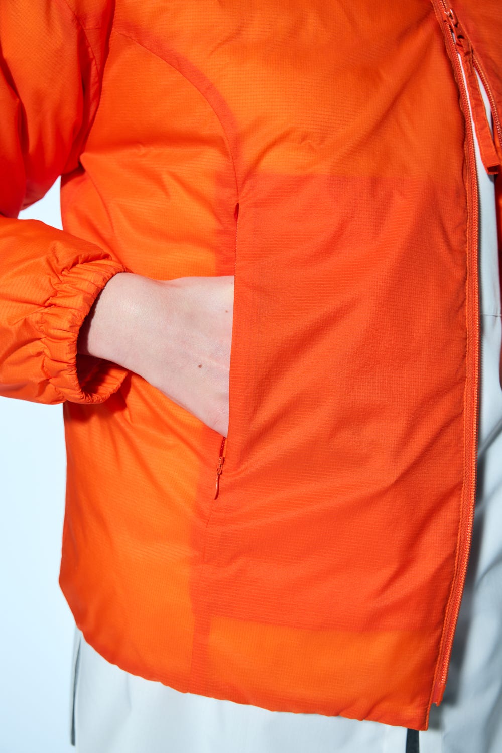 puff parker Orange M