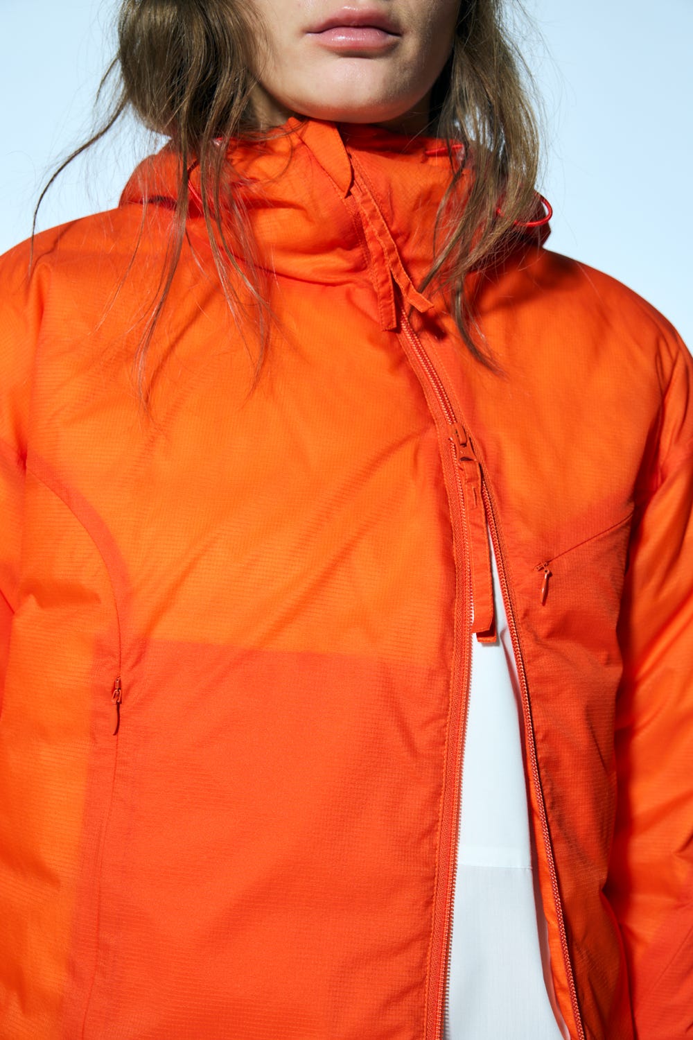 puff parker Orange M