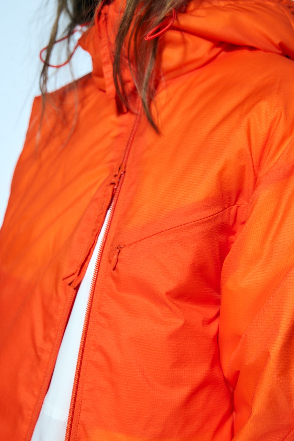 puff parker Orange M