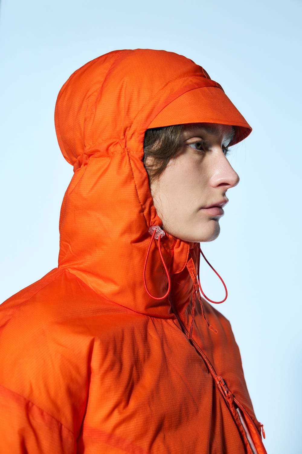 puff parker Orange M