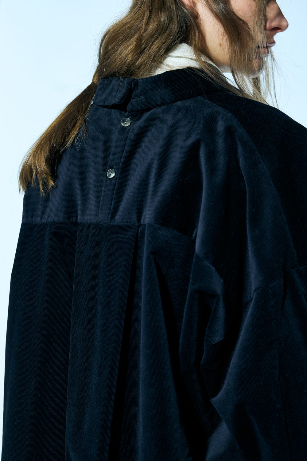 unbalance shirt Black M