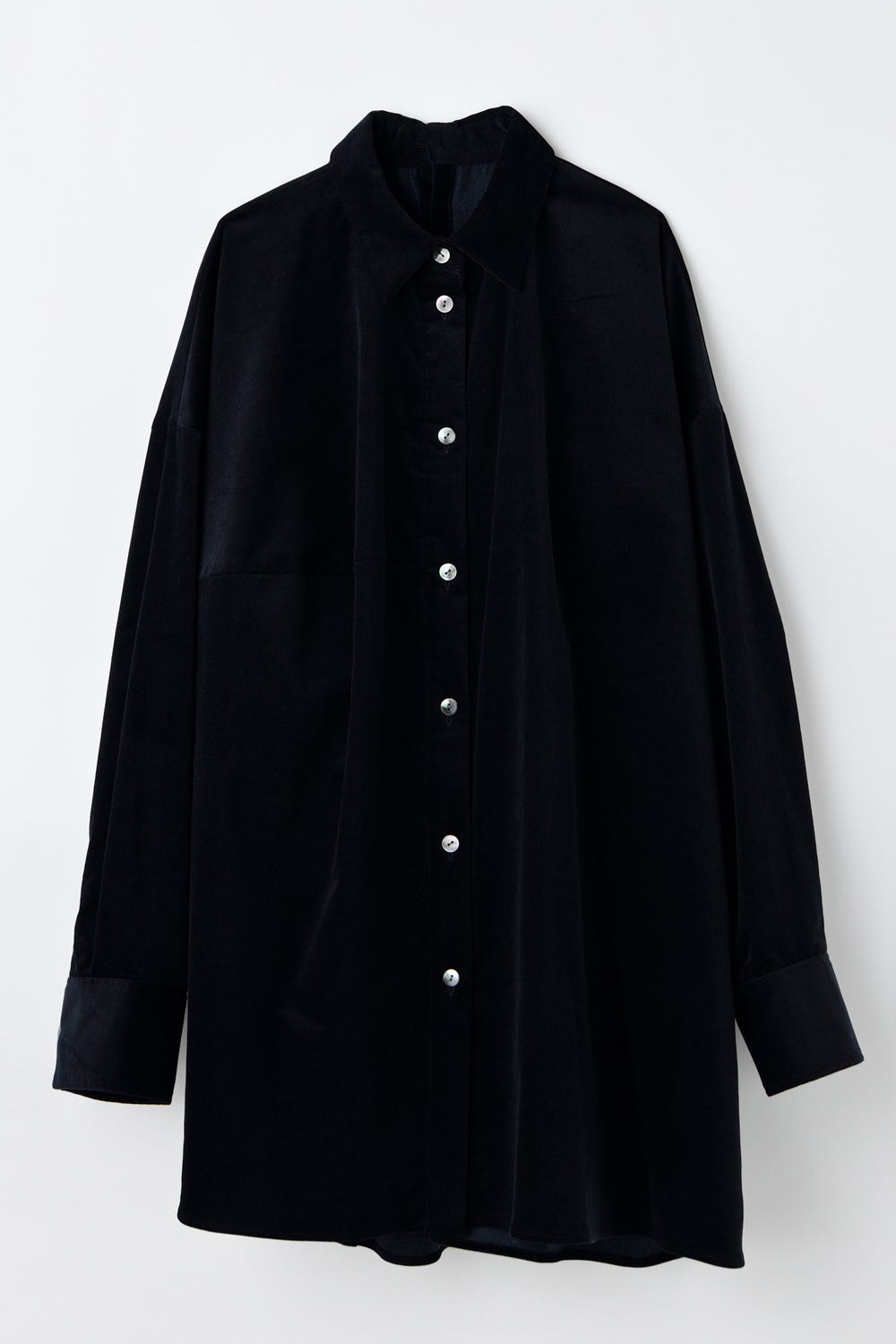 unbalance shirt Black M