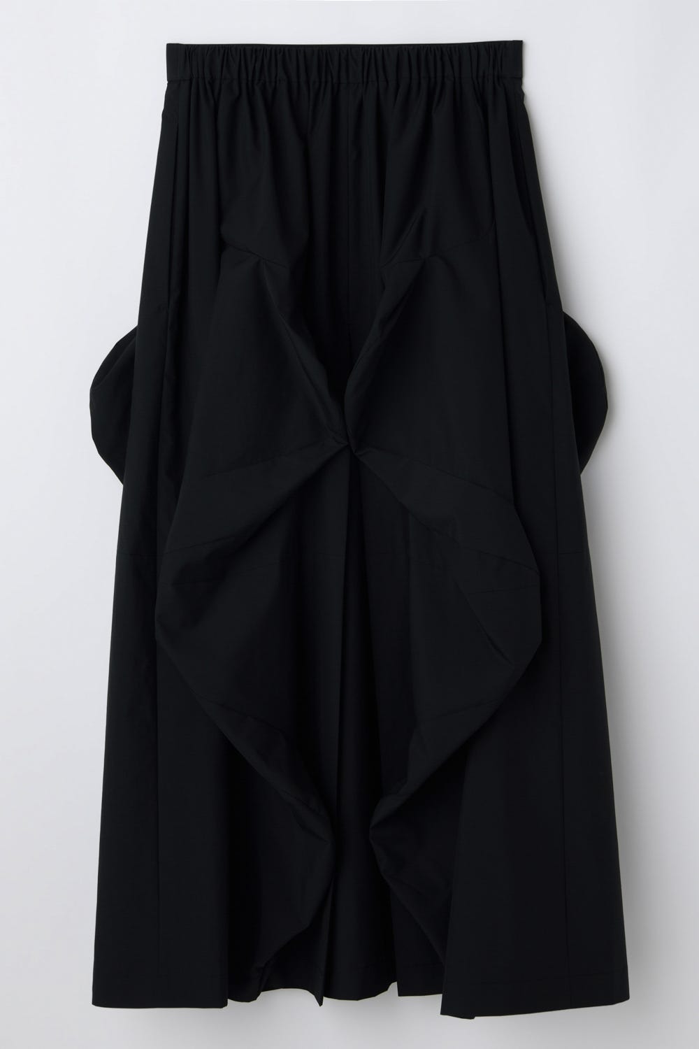 curvy line skirt Black M