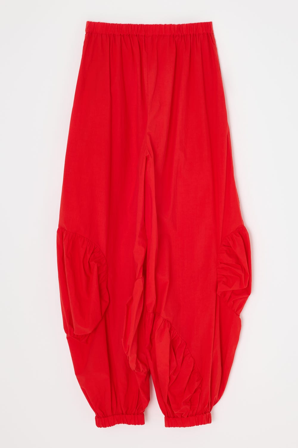 値下げ　2024ss ナゴンスタンス　パンツ　赤 gather pant｜S｜Chili｜trousers｜någonstans official online