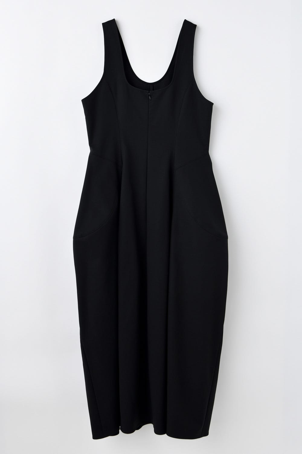 loose-peplum jumper-skirt Black S