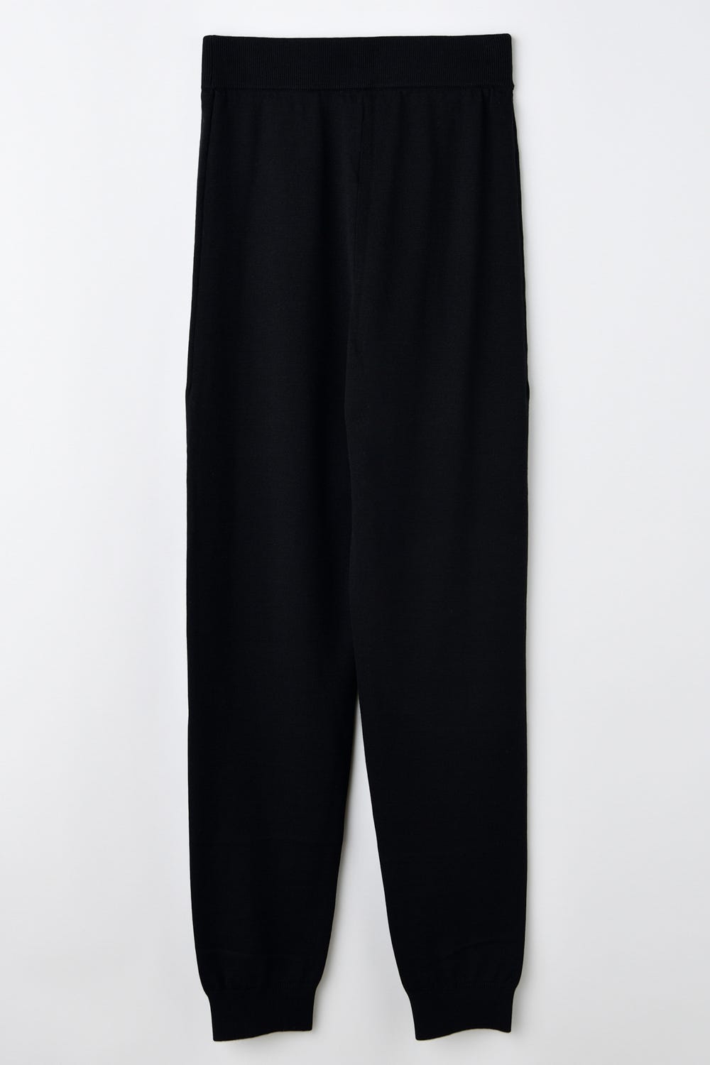 knit pants Black S