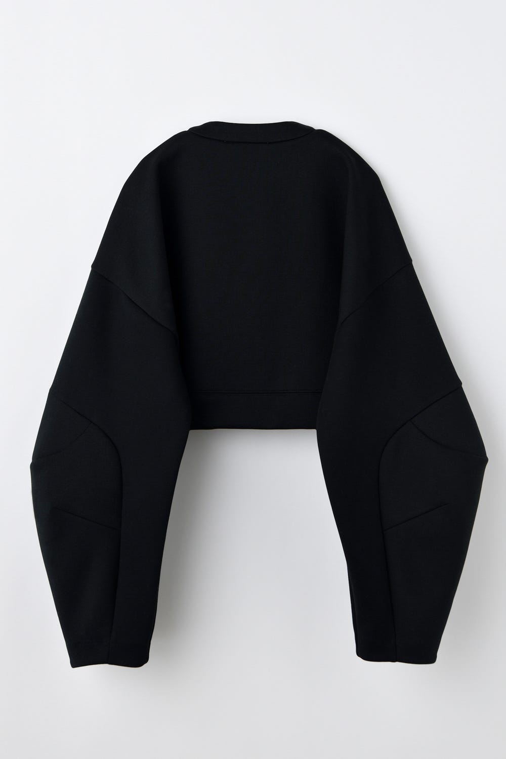 cropped wide cardigan｜M｜Black｜cut and sewn｜någonstans official