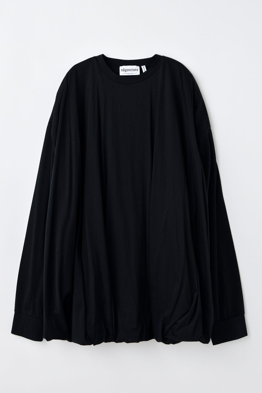 nagonstans ナゴンスタンス クロップドバルーンスリーブPO balloon long-sleeves｜M｜Salt｜cut and sewn｜någonstans