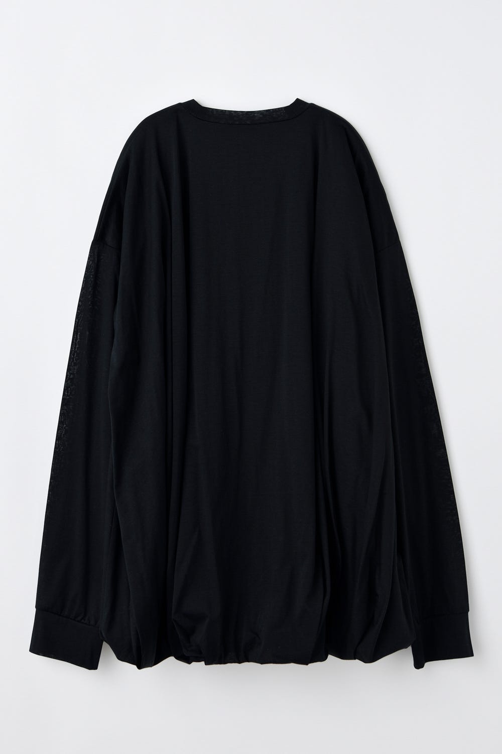 美品　ナゴンスタンス スイムウェア　トップス　ブラック balloon long-sleeves｜M｜Salt｜cut and sewn｜någonstans