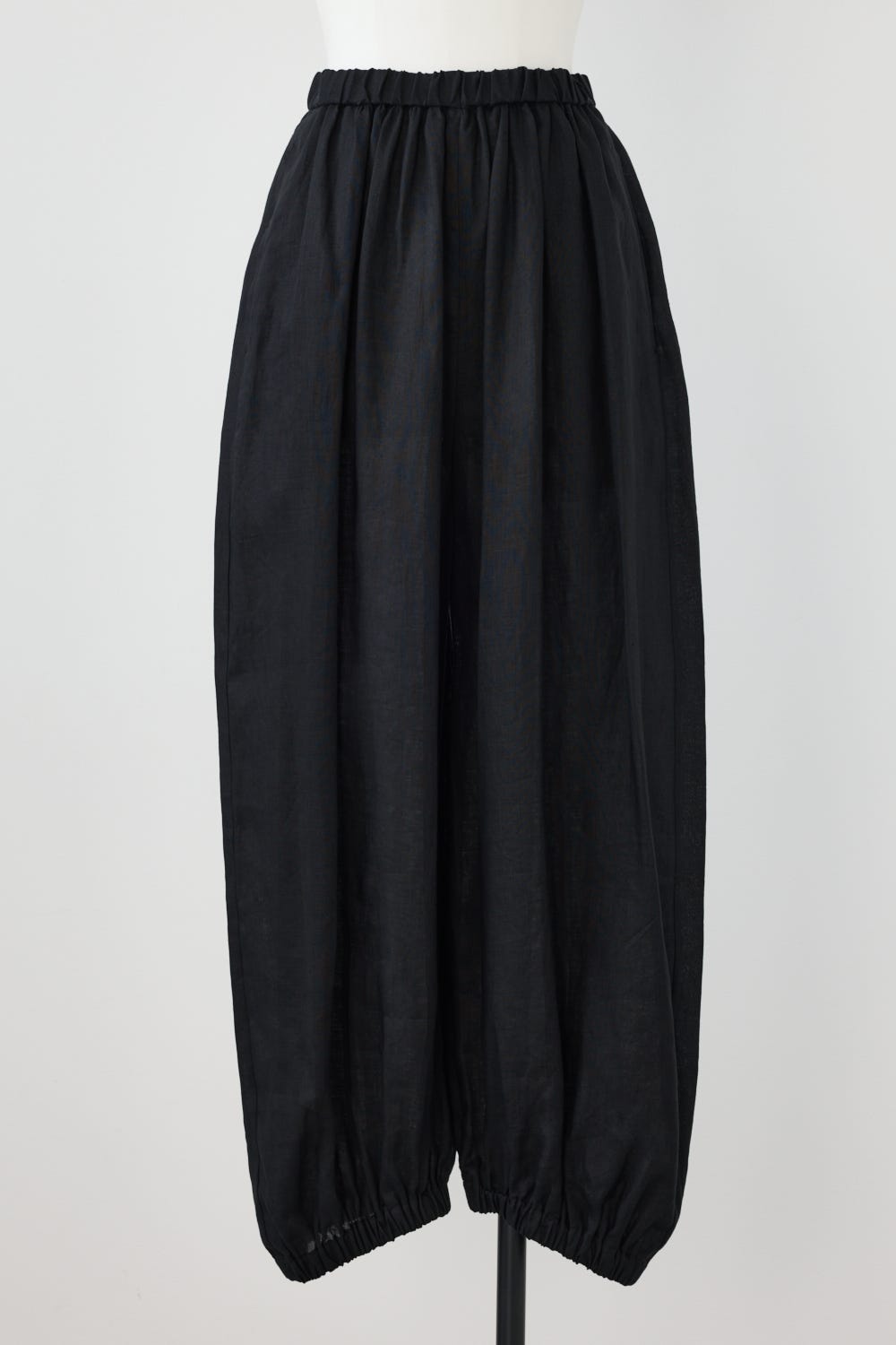 24年　nagonstans ナゴンスタンス　 balloon pants cropped balloon pants｜S｜Black｜trousers｜någonstans