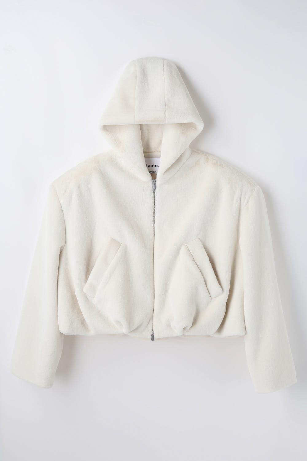 hooded short coat Salt S