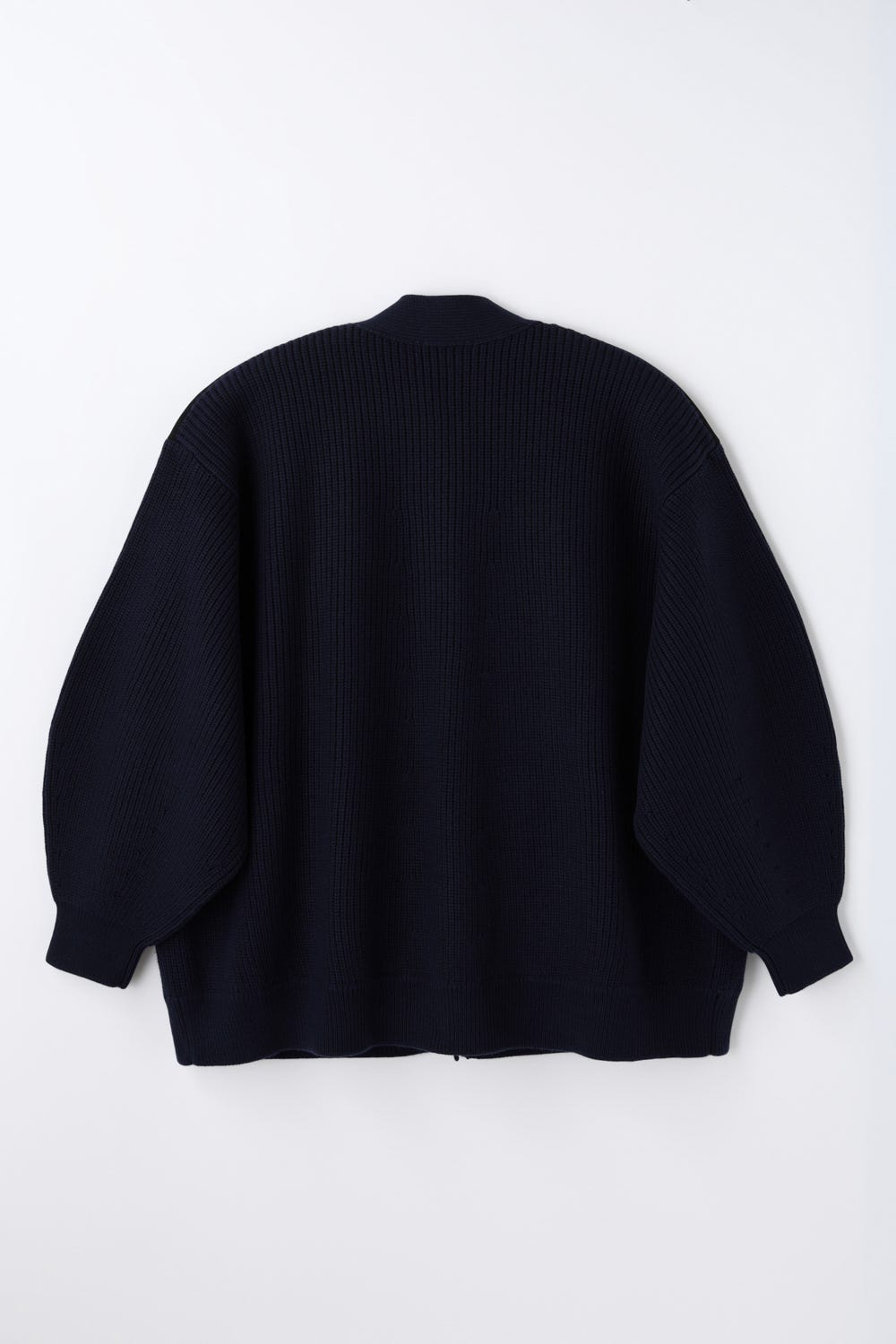 bonding×knit cardigan Space M