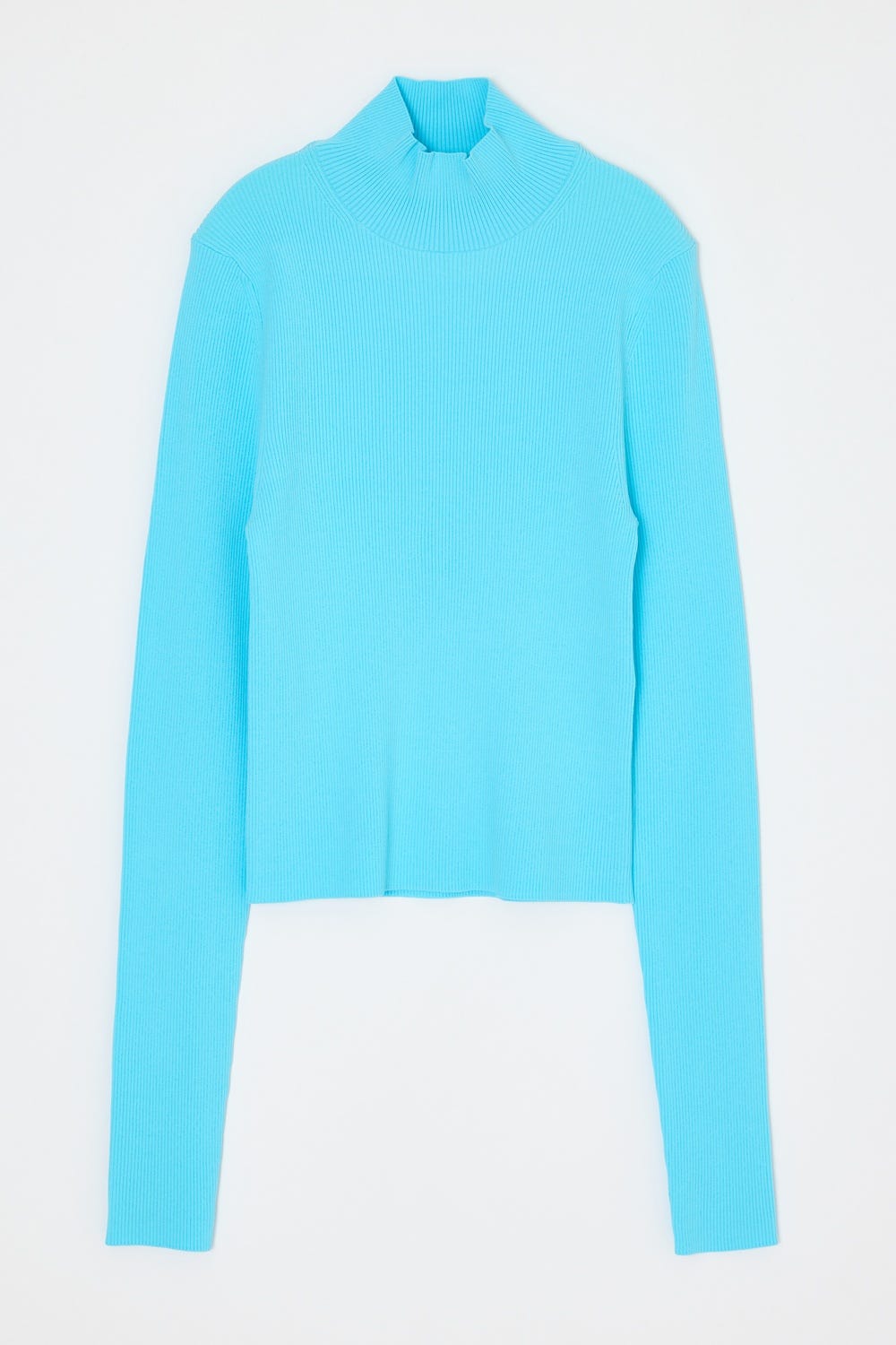 cropped high-neck pullover Pool M