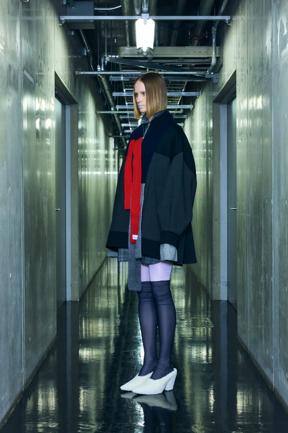 half-zip pullover Stone M