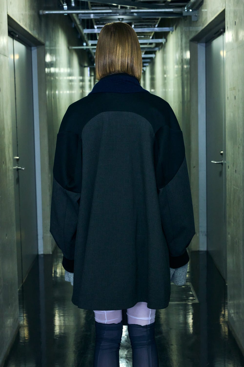 half-zip pullover Stone M