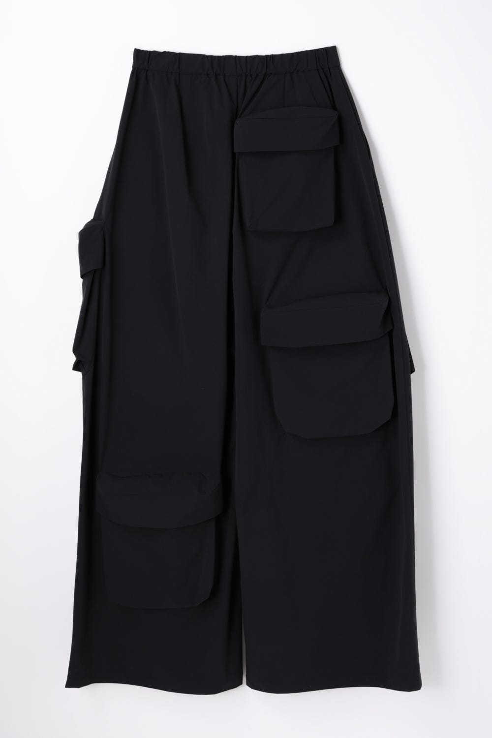 pebble pocket wide pants Black S