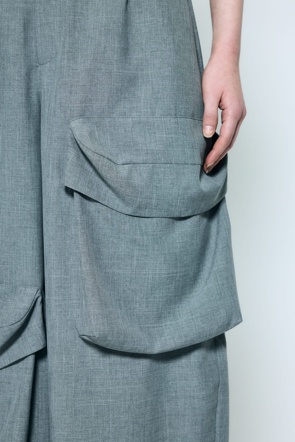 pebble pocket wide pants Wolf S