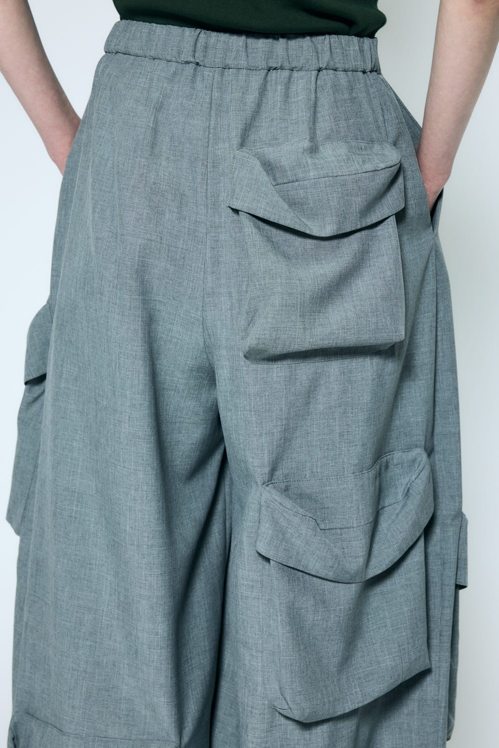 pebble pocket wide pants Wolf S