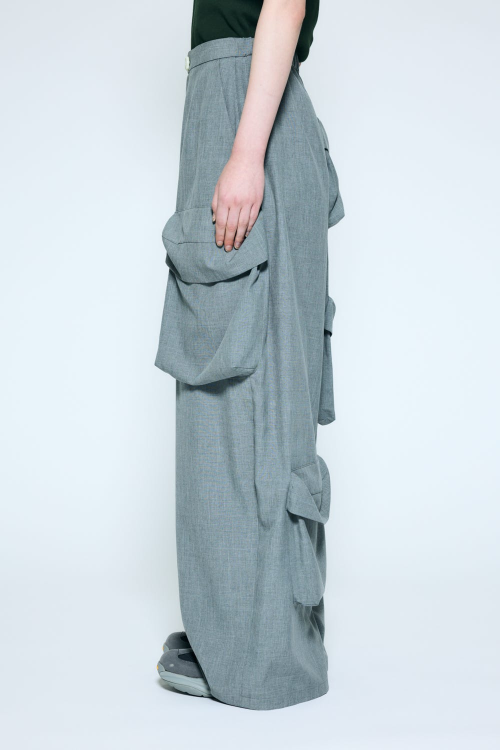 pebble pocket wide pants Wolf S