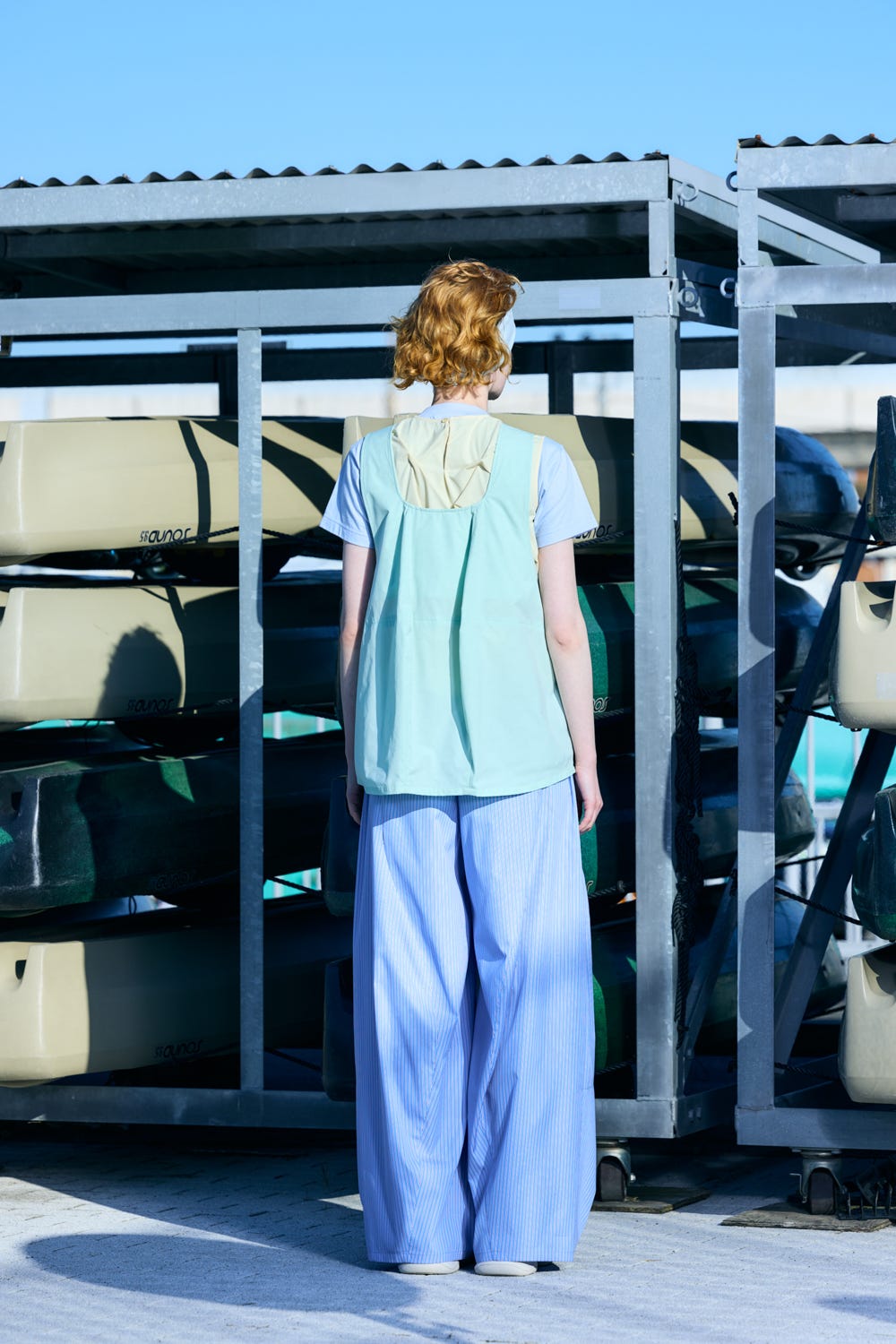 flowline wide pants Water M