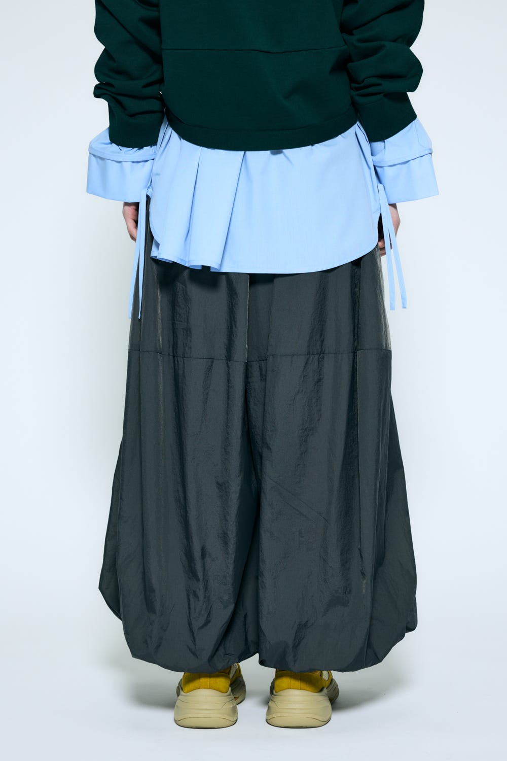 balloon skirt pants Cement S