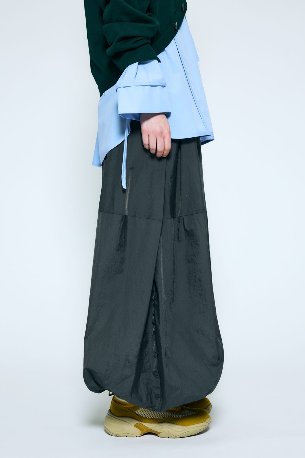 balloon skirt pants Cement S