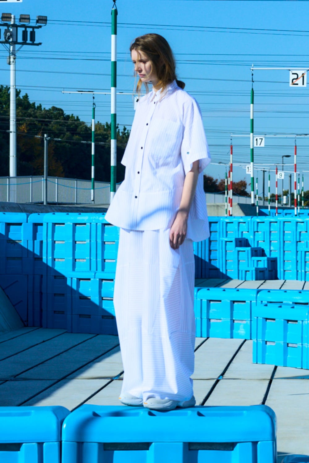 cragtex wide pants Salt S