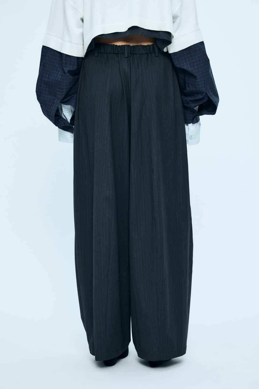 oval wide pants Stone S