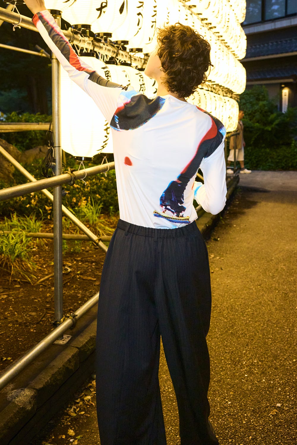 oval wide pants Space M