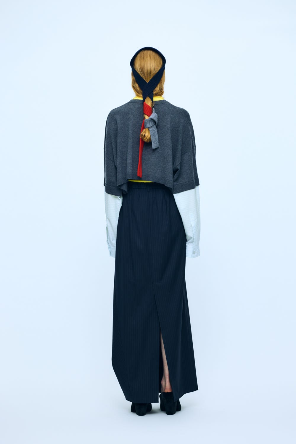 shard line skirt Space M