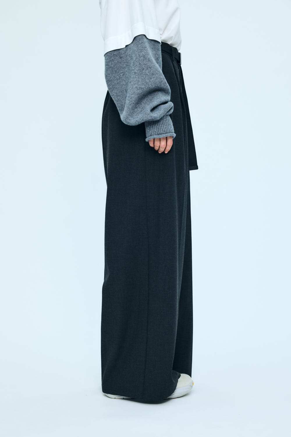 relax wide pants Stone S