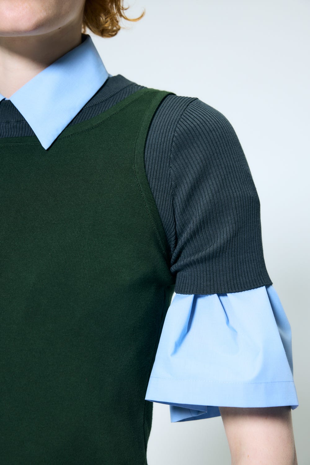 layered t-shirt Olive M