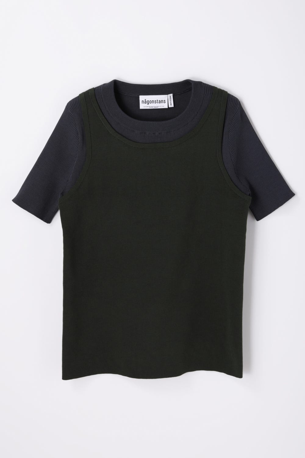 layered t-shirt Olive M