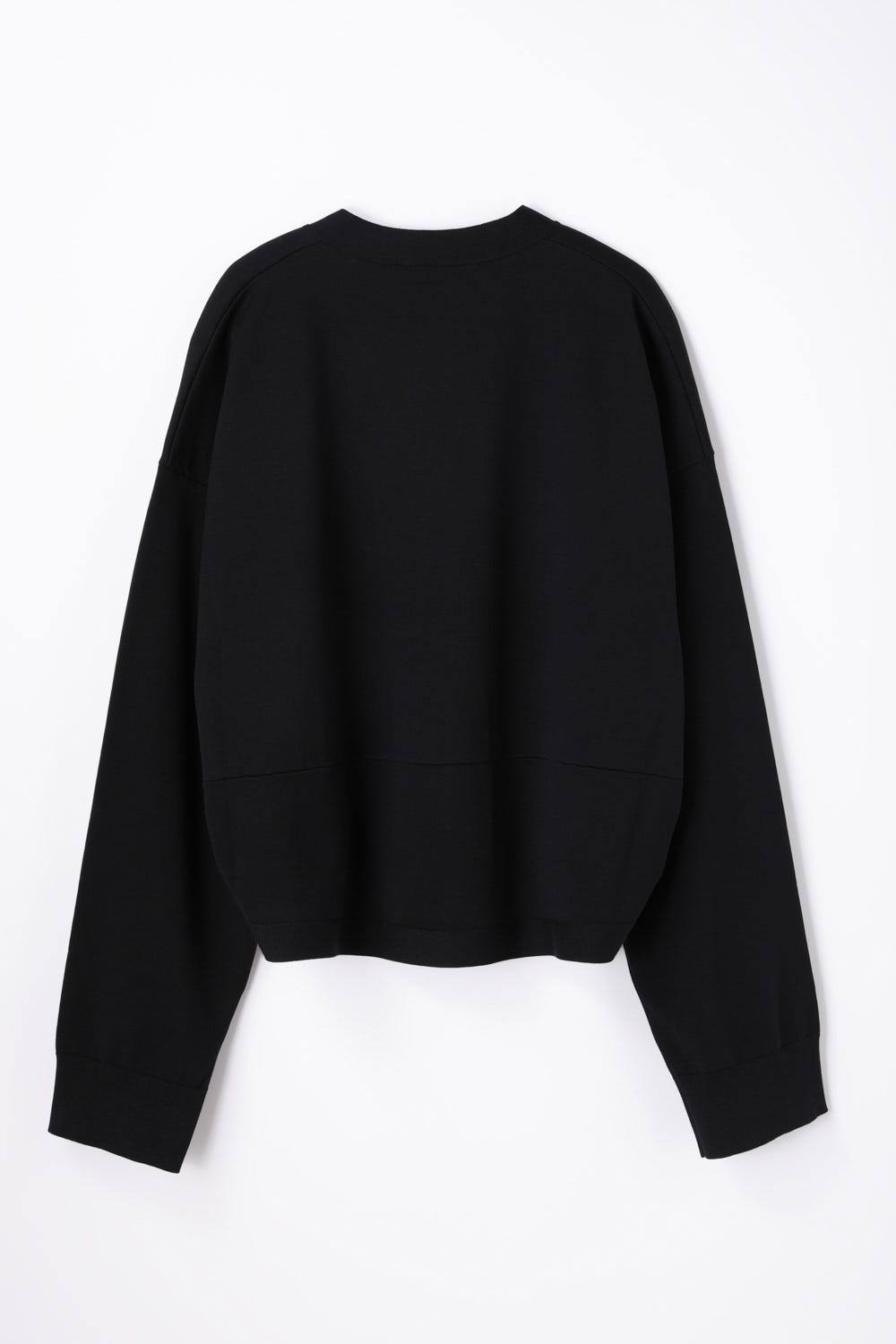 hem-design cardigan Black M