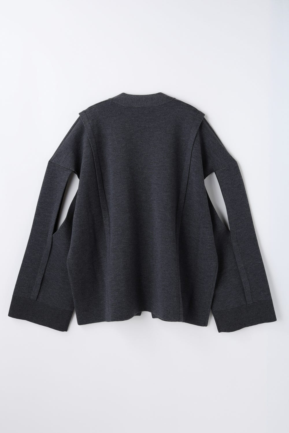 slit cardigan Stone M