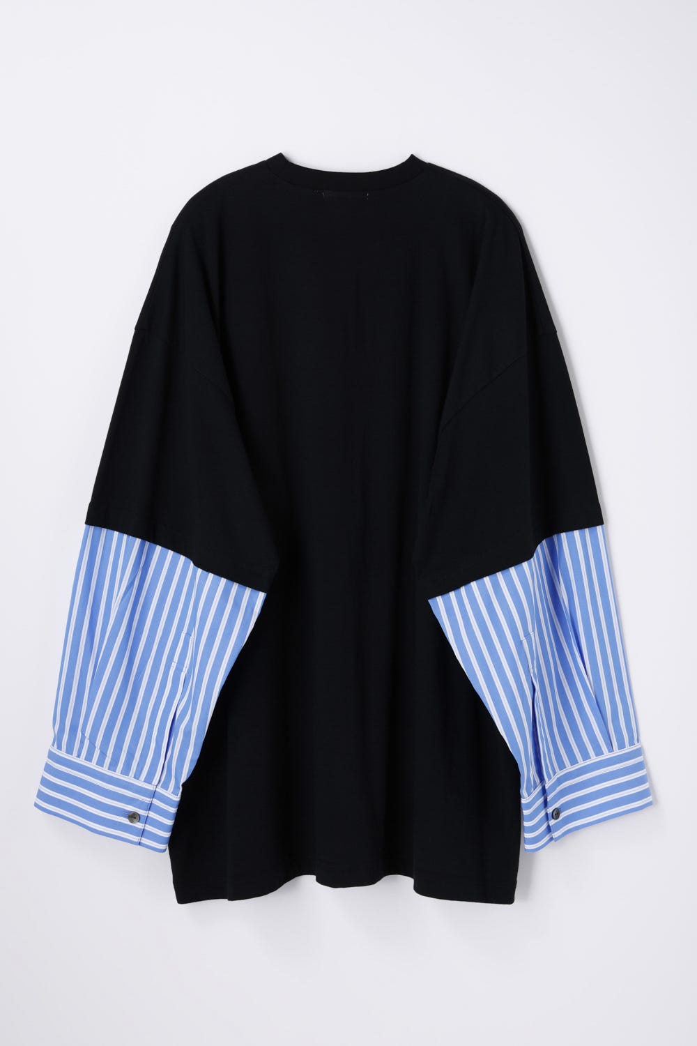 extra wide combi lonｇ-sleeves t-shirt Black M