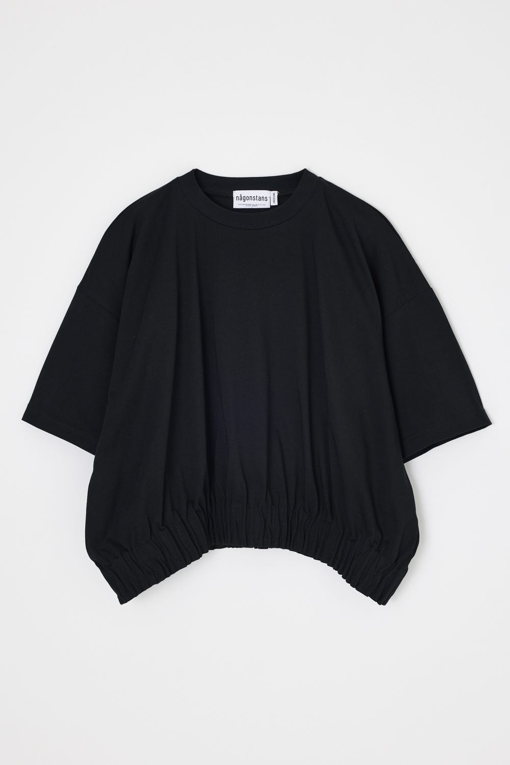 tuck-hem t-shirt Black M