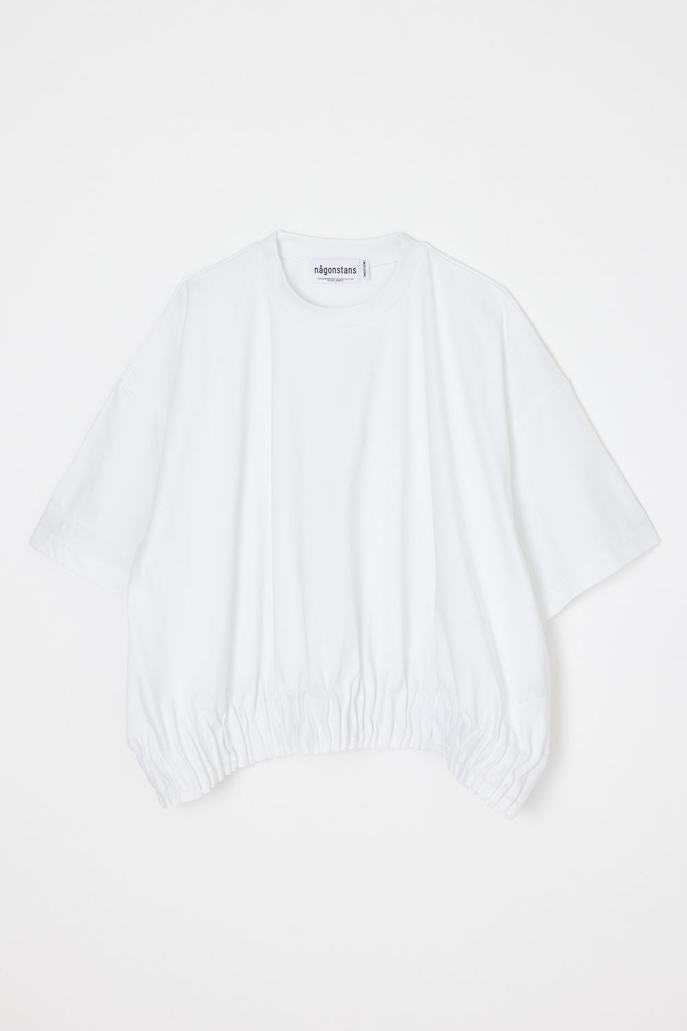 tuck-hem t-shirt Salt M
