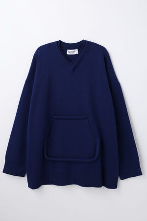hockey v neck pullover