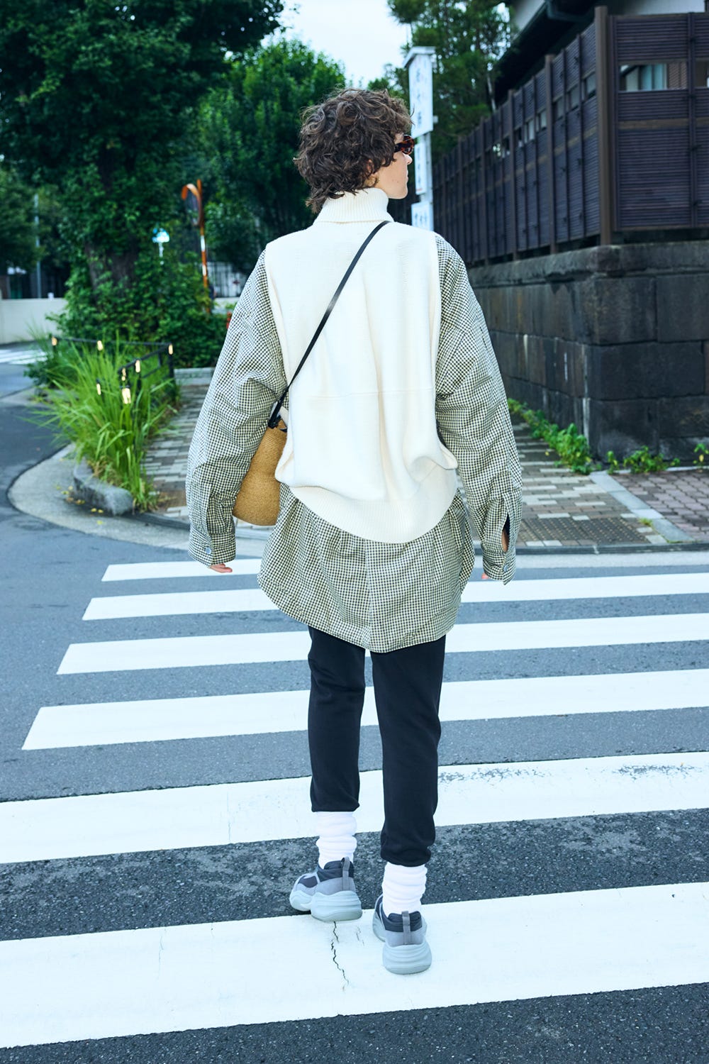 roll-neck vest Salt M