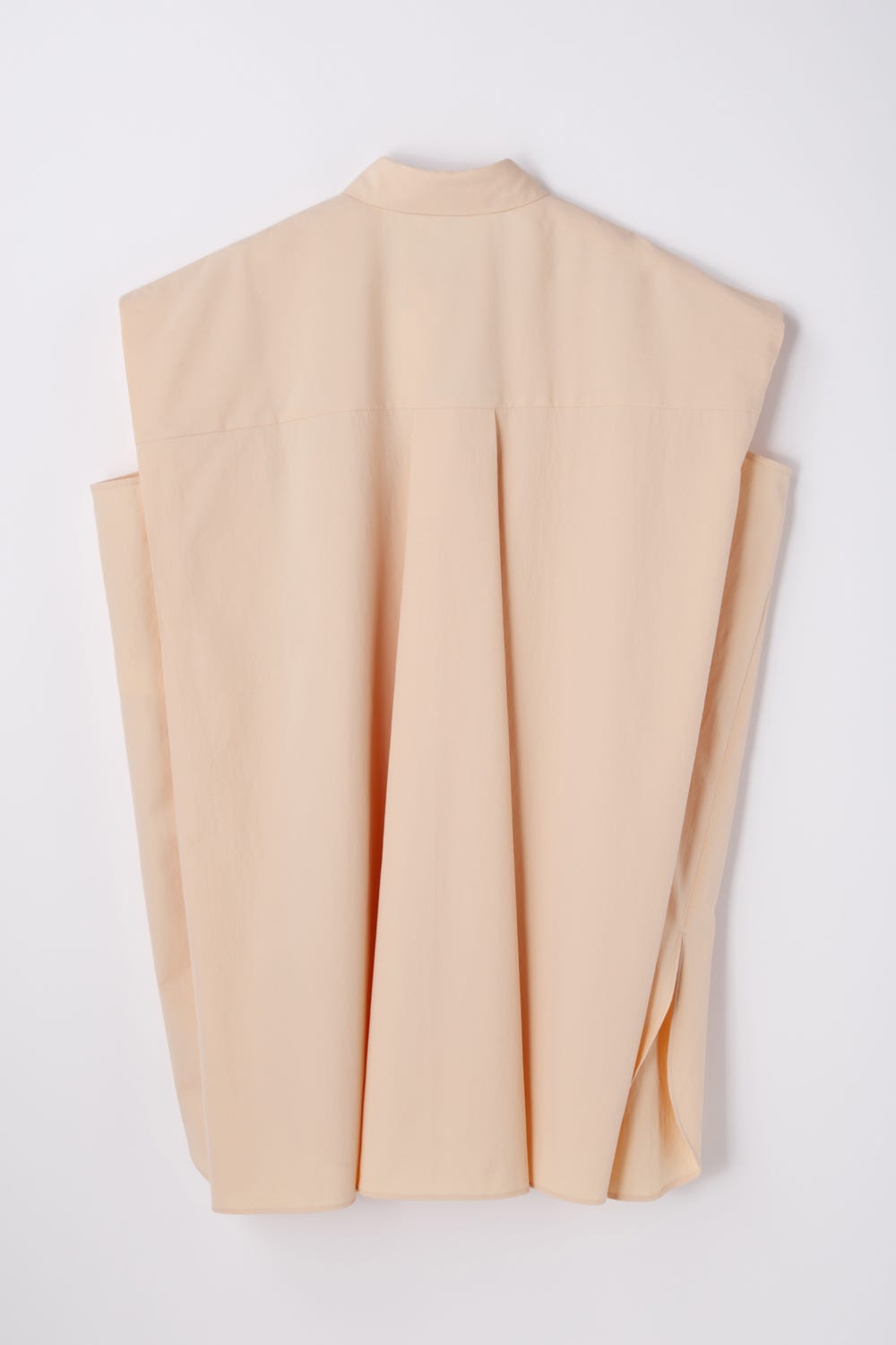 no-sleeves big shirt Apricot M
