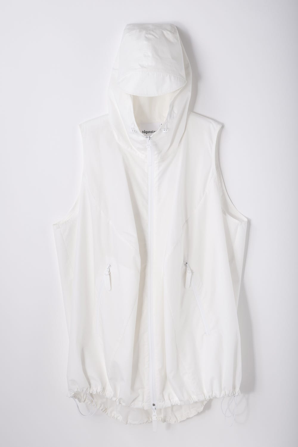hooded vest Salt M