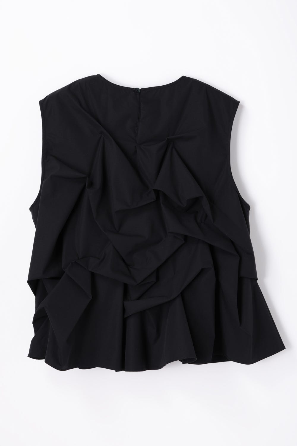 tuck pouf pullover Black M