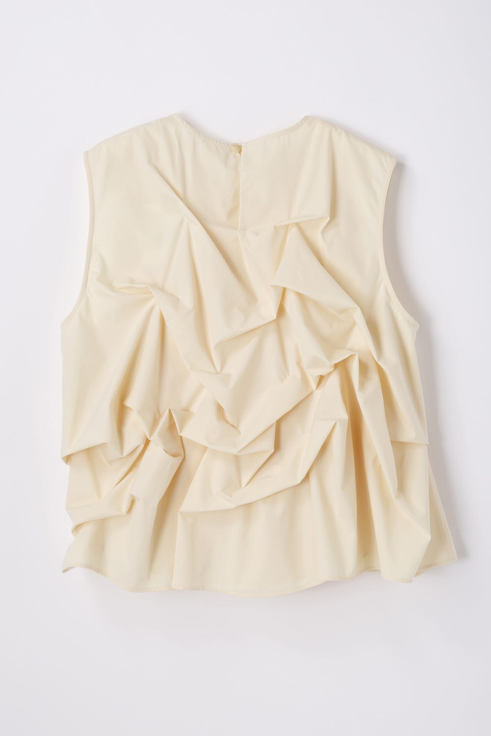 tuck pouf pullover Custard M