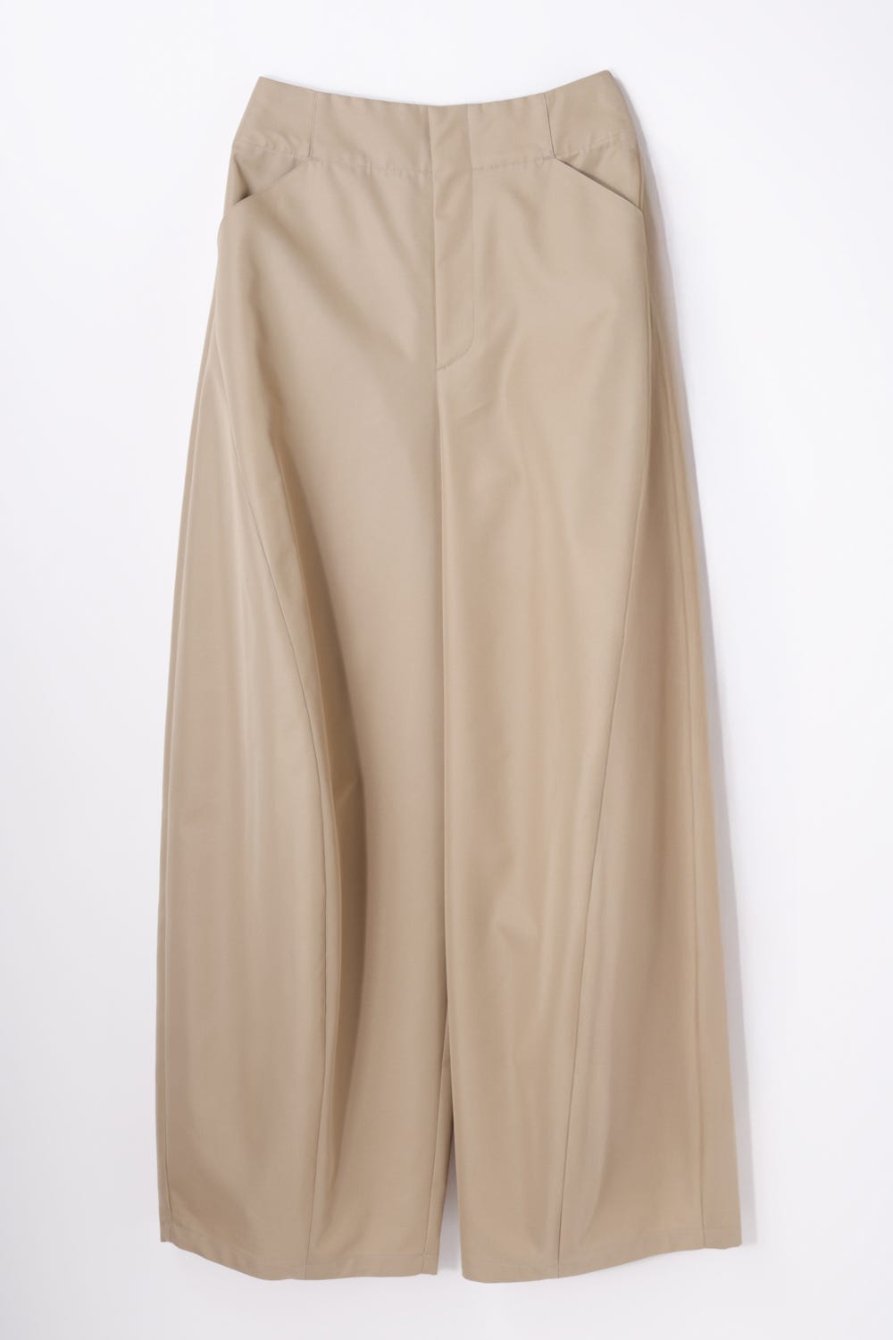 oval wide pants Sand M